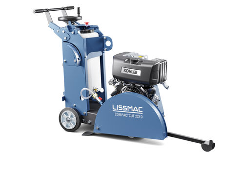 Sierra cortadora de pavimento - COMPACTCUT 202 D - LISSMAC Maschinenbau GmbH - vertical / para hormigón / para asfalto