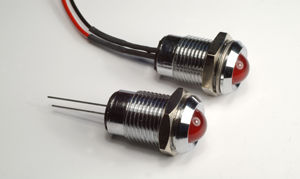 Indicador luminoso de flash intermitente - PA10 series - Plus Opto - LED / montado en panel / redondo