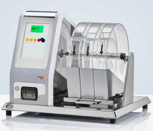 Aparato de pruebas para friabilidad - PTF 300 - Pharma Test Apparatebau AG - de abrasión / automatizado / de comprimidos