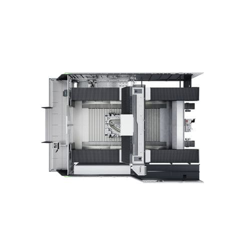 Fresadora CNC 3 ejes - TAURUS Gemini - Waldrich Coburg - vertical / de pórtico / con mesa rotativa