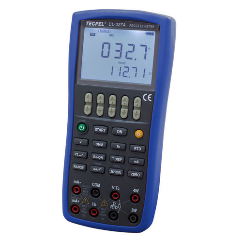 Calibrador multifunción - CL-327A - Tecpel  Co., Ltd. - para sensor de temperatura / de mano / digital