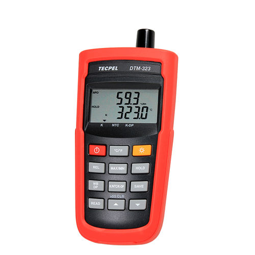 Aparato de medición temperatura - DTM-323   - Tecpel  Co., Ltd. - humedad relativa / portátil