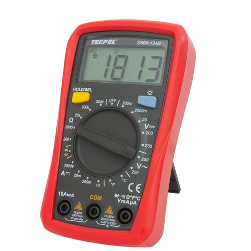 Multímetro digital - DMM-134B - Tecpel  Co., Ltd. - portátil / 10 A / cat II
