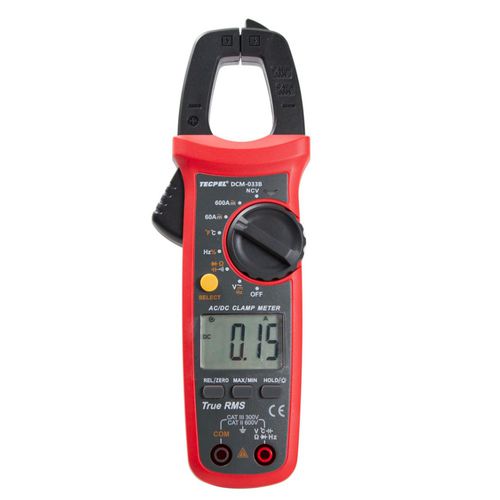 Multímetro pinza digital - DCM-033B - Tecpel  Co., Ltd. - portátil / 600 V / 400 A