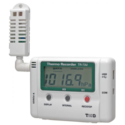 Data logger de temperatura - TR-73U - Tecpel  Co., Ltd. - de humedad relativa / de presión barométrica / USB