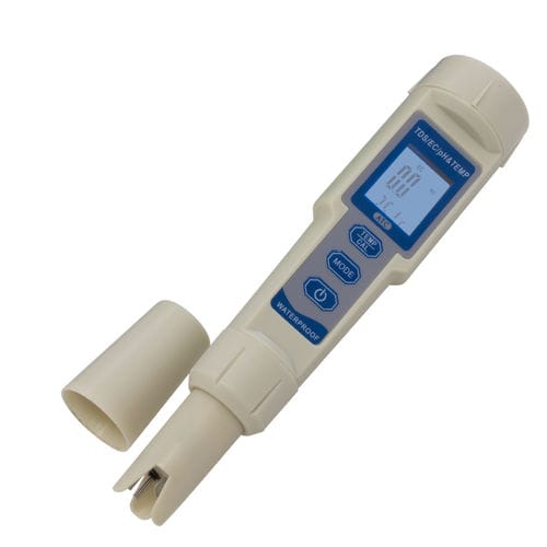 PHmetro tipo bolígrafo - PH-875 - Tecpel  Co., Ltd. - de agua / con pantalla LCD / estanco