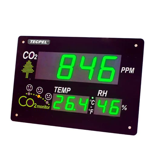 Visualizador LED - TRH-3351 - Tecpel  Co., Ltd. - para medición de temperatura / para la industria medioambiental / de medición de humedad