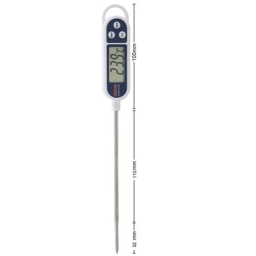 Termómetro de expansión de gas de bulbo - DTM-3106 - Tecpel  Co., Ltd. - con indicador digital / °C / °F