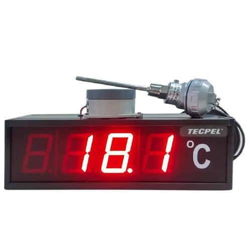 Visualizador para medición de temperatura - TRH-3306C-PT100 - Tecpel  Co., Ltd. - LED / de 3 dígitos / 2,3"