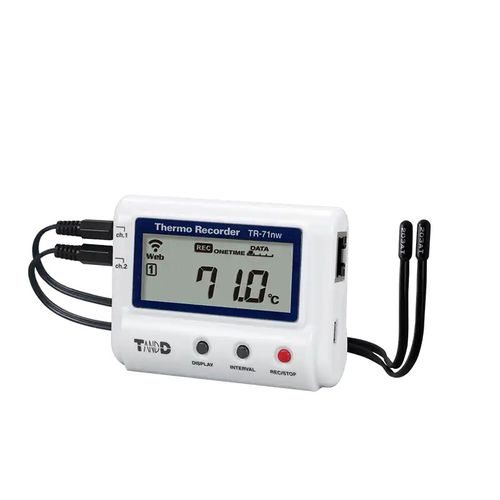 Registrador de datos de temperatura - TR-71nw - Tecpel  Co., Ltd. - USB / WiFi / con pantalla LCD