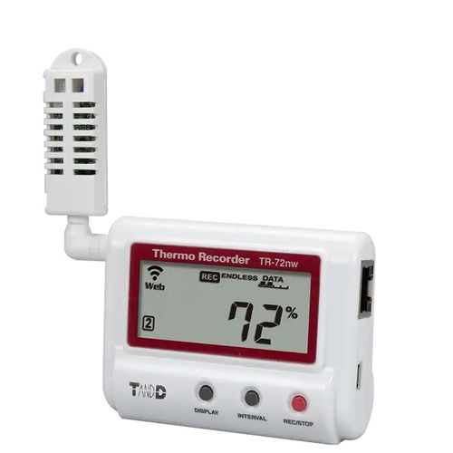 Registrador de datos de temperatura y humedad - TR-72nw - Tecpel  Co., Ltd. - USB / con pantalla LCD / alimentado por batería