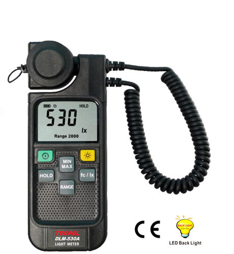 Iluminancímetro digital - DLM-530A - Tecpel  Co., Ltd. - portátil / compacto