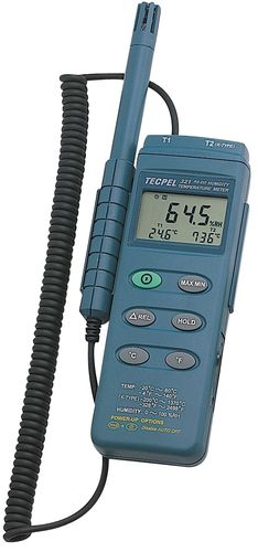 Higrómetro industrial - DTM-321 - Tecpel  Co., Ltd. - digital / portátil / humedad relativa