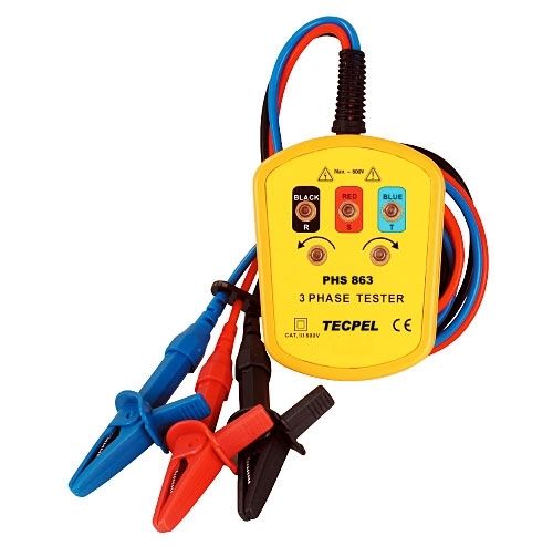 Indicador de secuencia de fases - PHS-863    - Tecpel  Co., Ltd. - LED / de mano