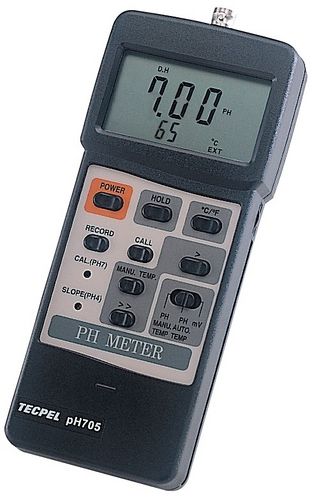 PHmetro portátil - PH-705 - Tecpel  Co., Ltd. - de proceso / digital
