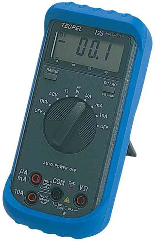 Multímetro digital - DMM-125   - Tecpel  Co., Ltd. - portátil / 600 V / 10 A