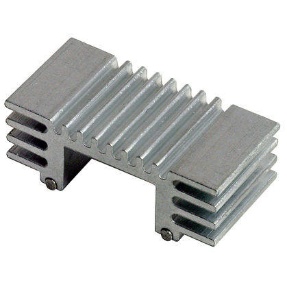 Disipador térmico de aluminio - D Series - Ohmite - extruido