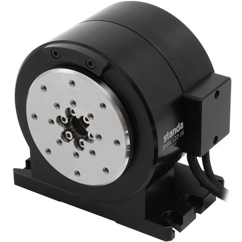 Mesa rotativa de accionamiento directo - 8MRL122 series - Standa - accionada por motor / vertical / compacta