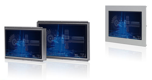 Monitor LCD - WM series  - TL Electronic - con pantalla táctil resistiva / industrial / 27"