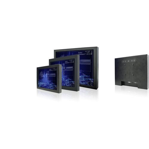 Monitor LCD - WM Series - TL Electronic - con pantalla táctil resistiva / industrial / 19"