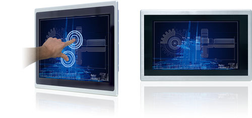 Monitor LCD - WM-MTU series - TL Electronic - con pantalla táctil multipuntos / industrial / 15"