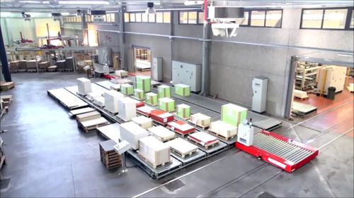 Línea de embalaje automática - MESSERSI' PACKAGING - de manipulación / para madera