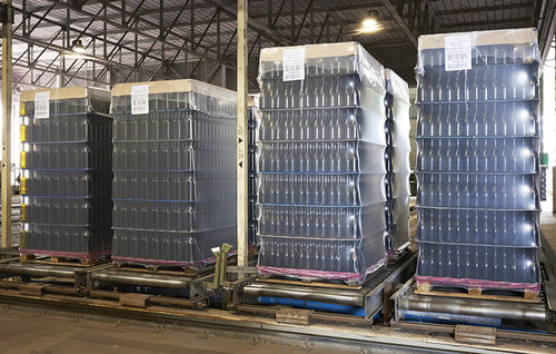 Línea de embalaje para la industria del acero - MESSERSI' PACKAGING - para botellas / automática