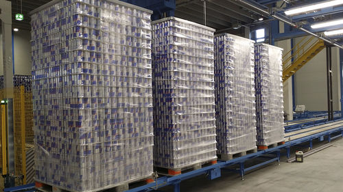 Flejadora automática - MESSERSI' PACKAGING - de bebidas / de latas / para la industria del embotellado