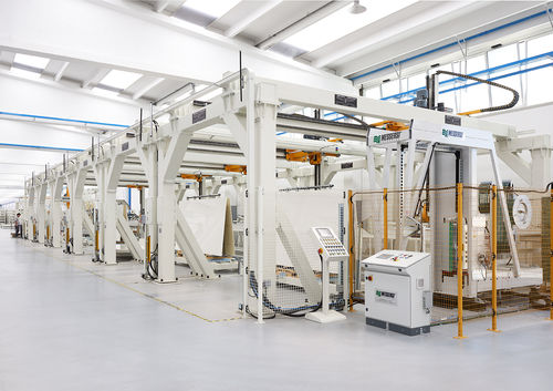 Línea de embalaje para cerámica - MESSERSI' PACKAGING - para flejadora / automática