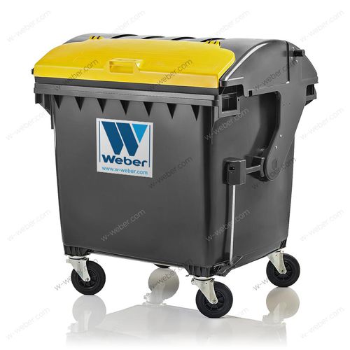 Contenedor de residuos de PEAD - MGB 1100 L RL LIL - Weber GmbH & Co. KG Abfallbehaelter & Container - para residuos urbanos / para residuos domésticos / para papel