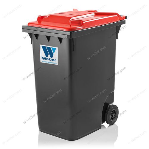 Contenedor de residuos de PEAD - MGB 360 L - Weber GmbH & Co. KG Abfallbehaelter & Container - para carga vertical / para residuos domésticos / para residuos orgánicos