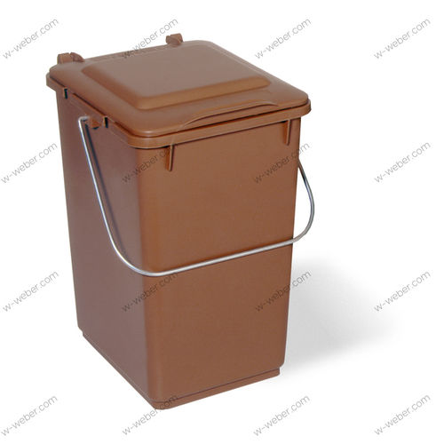 Cubo de basura de plástico - Weber GmbH & Co. KG Abfallbehaelter & Container - para residuos domésticos / de residuos orgánicos / con tapa