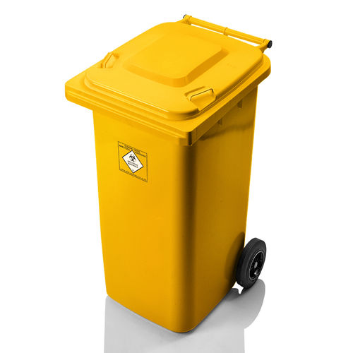 Contenedor de residuos de PEAD - MGB 240 L - Weber GmbH & Co. KG Abfallbehaelter & Container - para residuos médicos / con tapa / con 2 ruedas