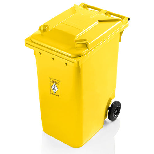 Contenedor de residuos de PEAD - MGB 360 L - Weber GmbH & Co. KG Abfallbehaelter & Container - para residuos médicos / con tapa / de seguridad