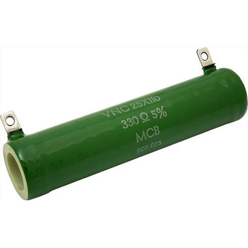 Resistencia de alambre bobinado - VNC series    - Vishay MCB industrie - de potencia / con barra de soporte / con esmalte vítreo
