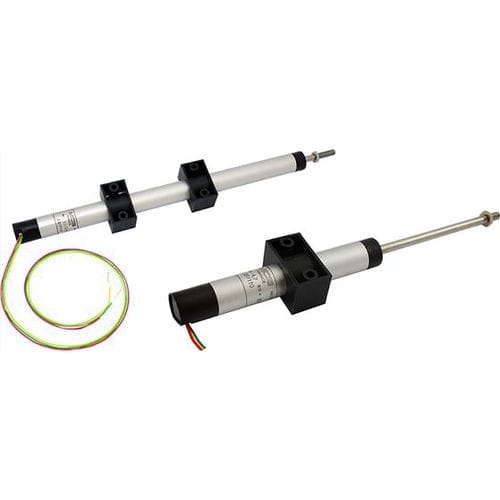 Sensor de posición lineal - RP12 series - Vishay MCB industrie - con potenciómetro de plástico conductor / analógico / de acero inoxidable