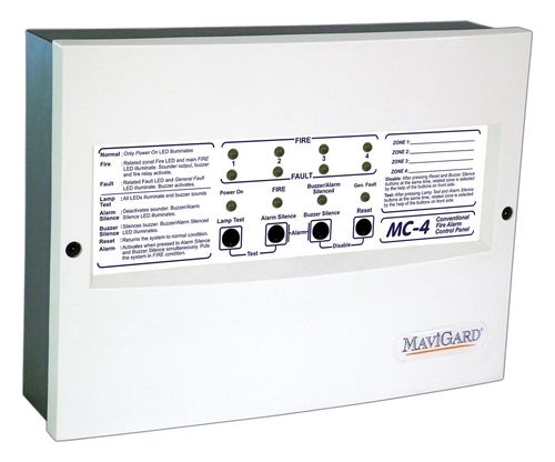 Panel de mando para alarma de incendio - 1.5 A, 24 - 230 V | MC series - MAVILI ELEKTRONIK - de zona convencional