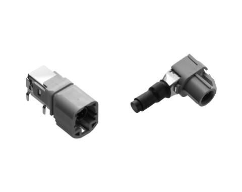 Conector de datos - CAM, CDM series - Mitsumi Electric - USB / rectangular / con brida