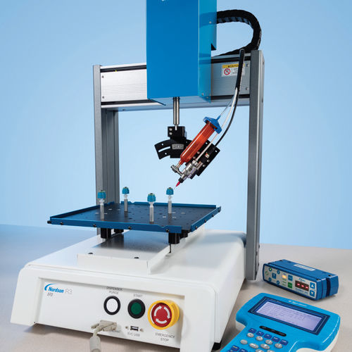 Robot cartesiano - R Series - Nordson EFD - 4 ejes / de dosificación / benchtop