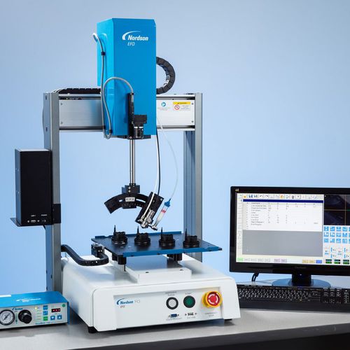 Robot cartesiano - RV Series - Nordson EFD - 4 ejes / de dosificación / benchtop