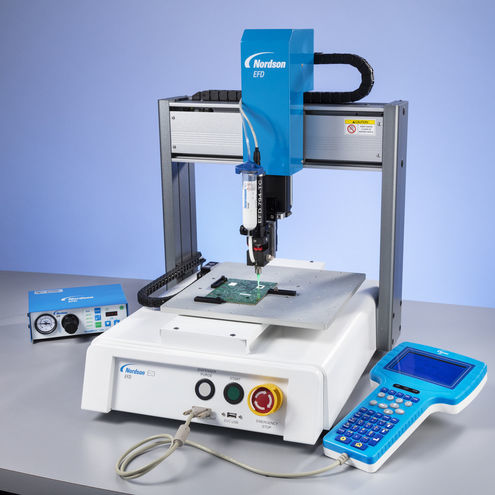 Robot cartesiano - E series - Nordson EFD - 3 ejes / de dosificación / benchtop