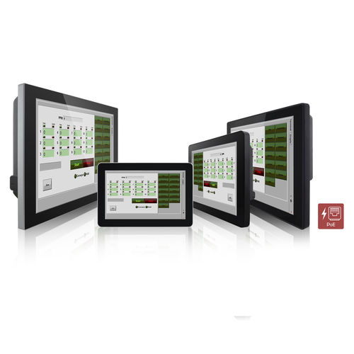 Monitor con pantalla táctil - W10L100-PCHx-PoE, R10L100-PCxx-PoE series - Winmate, Inc. - industrial / para punto de venta / de videovigilancia