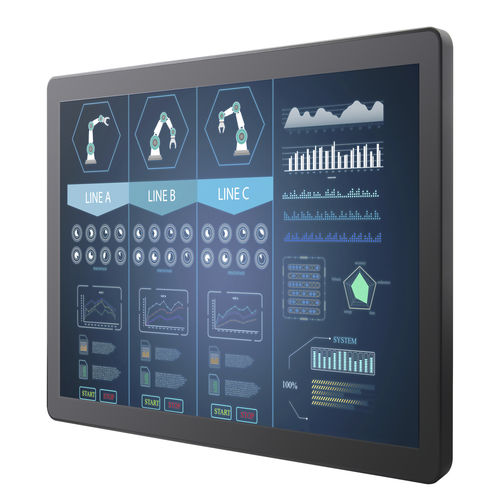 Monitor TFT - R19L100-GCM1  - Winmate, Inc. - con tecnología capacitiva proyectada / industrial / para punto de venta