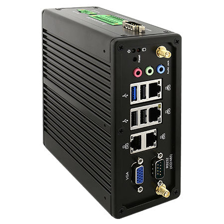 PC embarcado - IBDRW100-EL - Winmate, Inc. - en riel DIN / Intel® Celeron® N6210 / RS-232