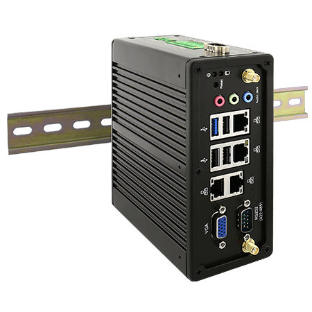 PC box - IBDRW100-EX - Winmate, Inc. - en riel DIN / Intel® Celeron N2930 / Quad Core