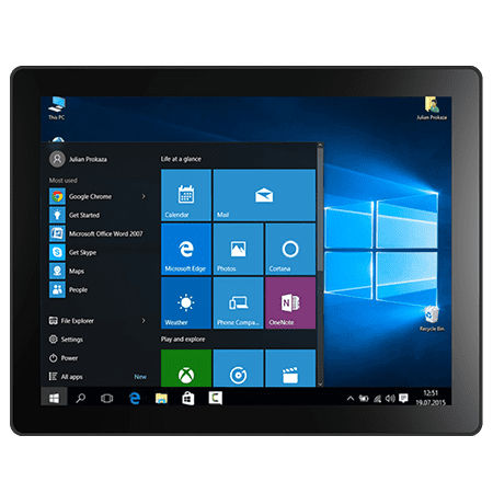 Panel PC de LCD - R15IE3S-PTC3 - Winmate, Inc. - retroiluminación LED / con pantalla táctil / 15"