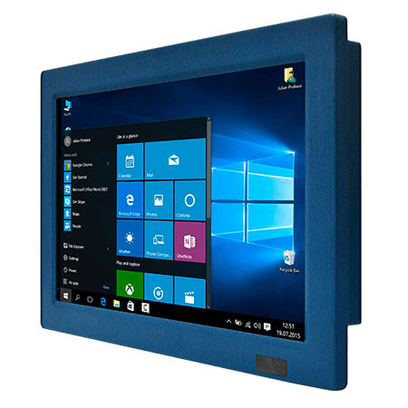 Panel PC de LCD - W12IAD3S-VMM9(HB) - Winmate, Inc. - con pantalla ancha / con pantalla táctil resistiva / 12,1"