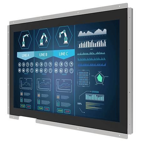 Monitor con tecnología capacitiva proyectada - W32L100-POA3 - Winmate, Inc. - pantalla táctil capacitiva PCAP / con pantalla táctil multipuntos / industrial
