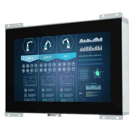 Monitor LCD - W10L100-POA1 - Winmate, Inc. - con tecnología capacitiva proyectada / con pantalla táctil multipuntos / industrial