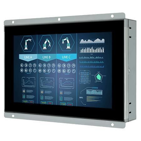 Visualizador con pantalla táctil multipuntos - W07L100-POT1 - Winmate, Inc. - táctil / con tecnología capacitiva proyectada / pantalla táctil capacitiva PCAP